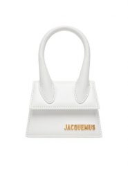 JACQUEMUS Torebka Le Chiquito 21H213BA001-3000 Biały. Białe torebki klasyczne damskie JACQUEMUS, bez wzorów, ze skóry, bez dodatków. Za 2,209.00 zł.