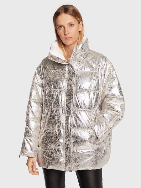 PINKO Kurtka zimowa Brunella 1 1G17Z5 A03G Srebrny Relaxed Fit. Szare kurtki damskie Pinko, na zimę, s, bez wzorów, z syntetyku, bez kaptura. Za 2,639.00 zł.