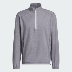 Bluza ULTIMATE365 SET WOVEN QUARTER-ZIP. Szare bluzy bez kaptura męskie Adidas, l, z materiału. Za 399.00 zł.