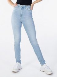 Pepe Jeans Dżinsy "Dion" - Skinny fit - w kolorze błękitnym rozmiar: W31. Niebieskie jeansy damskie Pepe Jeans, z podwyższonym stanem. Za 195.77 zł.