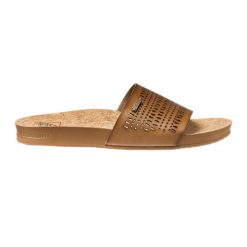 Klapki basenowe damskie REEF Cushion Scout Perf. Brązowe klapki damskie Reef, bez wzorów, bez obcasa. Za 179.99 zł.