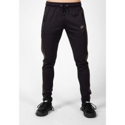 Wenden Track Spodnie - Czarny/Złoty. Żółte spodnie dresowe męskie GORILLA WEAR, z dresówki. Za 212.00 zł.