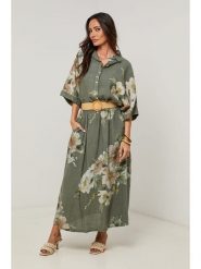 Le Monde du Lin Lniana spódnica w kolorze oliwkowym rozmiar: 34/36. Brązowe spódniczki damskie Le Monde du Lin, bez wzorów, ze lnu, maxi. Za 143.99 zł.