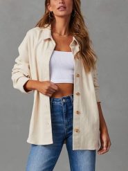 Milan Kiss Koszula w kolorze beżowym rozmiar: L. Brązowe koszule damskie Milan Kiss, l, bez wzorów, z bawełny, bez kołnierzyka, bez ramiączek. Za 165.31 zł.