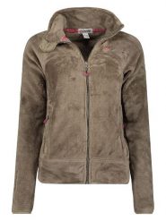 Canadian Peak Kurtka polarowa "Udilas" w kolorze jasnobrązowym rozmiar: L. Brązowe kurtki damskie Canadian Peak, l, z aplikacjami, z materiału, bez kaptura. Za 100.28 zł.