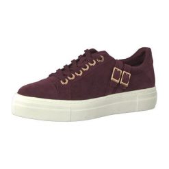 Tamaris Damskie trampki 1-1-23715-21-537 Merlot (rozmiar 40). Czerwone trampki i tenisówki damskie Tamaris, bez wzorów. W wyprzedaży za 175.00 zł.