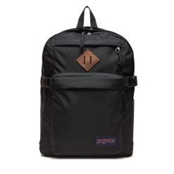 Plecak JanSport. Czarne plecaki damskie JanSport, bez wzorów, sportowe. Za 159.99 zł.
