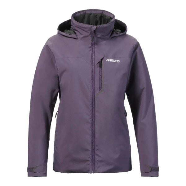 Damska kurtka wodoodporna Musto BR1 Primaloft. Czerwone kurtki damskie Musto, bez wzorów, bez kaptura. Za 927.50 zł.