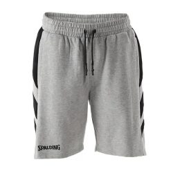 Szorty casualowe Spalding Legacy. Szare szorty damskie Spalding, xs, z materiału, na fitness i siłownię. Za 236.50 zł.