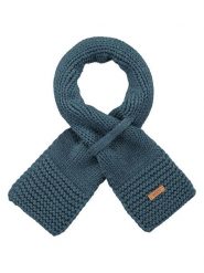 Barts Szal "Yuma" w kolorze niebieskim rozmiar: onesize. Niebieskie szaliki dziecięce Barts, ze splotem, bez ramiączek. Za 56.79 zł.