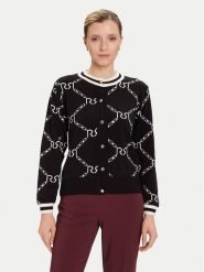 Rinascimento Kardigan CFM0012074003 Czarny Regular Fit. Czarne kardigany damskie RINASCIMENTO, m, bez wzorów, z syntetyku. Za 379.99 zł.