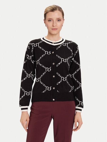 Rinascimento Kardigan CFM0012074003 Czarny Regular Fit. Czarne kardigany damskie RINASCIMENTO, m, bez wzorów, z syntetyku. Za 219.99 zł.