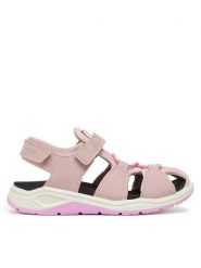 ECCO Sandały X-Trinsic 71063211405 Fioletowy. Fioletowe sandały dziewczęce ECCO, ze skóry, bez zapięcia. Za 349.99 zł.