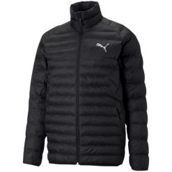 Męska Kurtka PackLITE PrimaLoft Padded Jacket. Czarne kurtki męskie Puma, m, bez wzorów, z puchu, sportowe, bez kaptura. Za 564.99 zł.