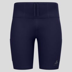 Spodenki męskie Odlo X-ALP TRAIL CARGO Tights short. Niebieskie szorty męskie Odlo, bez wzorów, z elastanu. Za 399.99 zł.