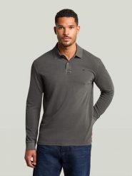 G-Star Koszulka polo w kolorze szarym rozmiar: M. Szare koszulki polo męskie G-Star, m, bez wzorów, z bawełny, bez ramiączek. Za 249.95 zł.