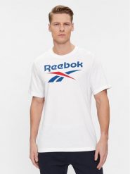 Reebok T-Shirt IM1619 Biały. Białe t-shirty męskie Reebok, l, bez wzorów, z bawełny, bez kołnierzyka. Za 79.99 zł.