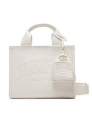 DKNY Torebka R53AAC80 Écru. Torebki klasyczne damskie DKNY, bez wzorów, ze skóry, bez dodatków. Za 609.99 zł.