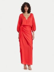 ACCESS FASHION Sukienka wieczorowa 63-3379-357 Czerwony Regular Fit. Czerwone sukienki damskie ACCESS FASHION, m, bez wzorów, z syntetyku, wizytowe, bez kołnierzyka, bez ramiączek. Za 819.99 zł.