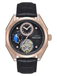 Heritor Zegarek automatyczny "Antoni" w kolorze złoto-czarnym rozmiar: onesize. Czarne, analogowe zegarki męskie Heritor, ze stali. Za 630.99 zł.