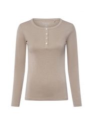 Brookshire koszulka z długim rękawem Kobiety Bawełna szary, XXXL. Szare t-shirty damskie brookshire, uniwersalny, bez wzorów, z bawełny, bez kołnierzyka. Za 99.95 zł.