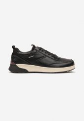 Czarne Płaskie Sznurowane Buty Sportowe Ozdobione Napisem Liliasia. Czarne buty sportowe na co dzień męskie Born2be, z jeansu, bez zapięcia. Za 119.99 zł.