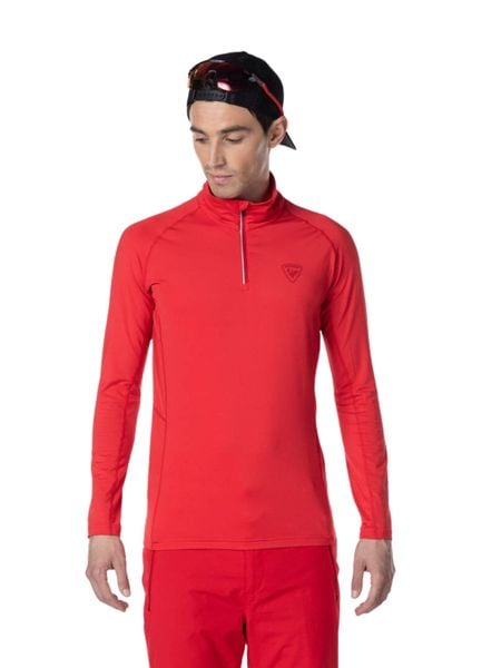 Koszulka termoaktywna Rossignol Classique 1/2 Zip czerwona. Czerwone bielizna termoaktywna męska Rossignol, m, bez wzorów, z dzianiny. Za 425.80 zł.