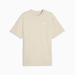 Koszulka sportowa męska Puma ESS ELEVATED RELAXED 69201887. Brązowe t-shirty sportowe męskie Puma, l, z bawełny, bez ramiączek, trekkingowe. Za 104.99 zł.