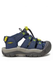 Keen Sandały Newport Boundless 1028781 Granatowy. Niebieskie sandały chłopięce Keen, z materiału, bez zapięcia. Za 199.99 zł.