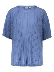 ONLY Carmakoma Bluzka "Ravenna" w kolorze niebieskoszarym rozmiar: XS-40/42. Niebieskie bluzki damskie Only Carmakoma, xs, bez wzorów, bez kołnierzyka, bez ramiączek. Za 61.46 zł.