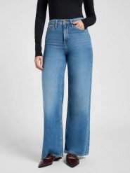 DAMSKIE SPODNIE LEE STELLA THREADED 112371455. Spodnie materiałowe damskie Lee, bez wzorów, z jeansu. Za 219.99 zł.