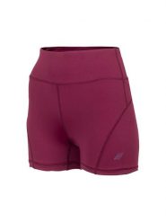 4F Szorty funkcyjne w kolorze bordowym rozmiar: XL. Czerwone spodenki sportowe damskie 4f, xl, z materiału, outdoorowe. Za 71.95 zł.