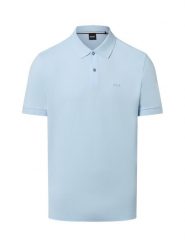 BOSS koszulka polo - Pallas Mężczyźni Bawełna niebieski, XXL. Niebieskie koszulki polo męskie Boss, m, bez wzorów, z bawełny, bez ramiączek. Za 499.95 zł.