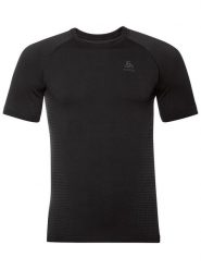 Odlo Podkoszulek funkcyjny "Performance Warm Eco" w kolorze czarnym rozmiar: M. Czarne bielizna termoaktywna męska Odlo, m, bez wzorów, z dzianiny. Za 126.45 zł.