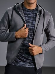 Bluza - szary. Szare bluzy z kapturem męskie Sinsay, l. Za 45.99 zł.