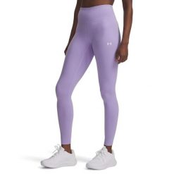 Legginsy treningowe damskie Under Armour Motion transparent. Fioletowe legginsy damskie Under Armour, bez wzorów. Za 209.99 zł.