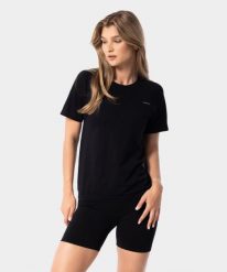 Koszulka bezszwowa na trening damska Simply Seamless Carpatree. Czarne topy sportowe damskie Carpatree, xs, bez wzorów, z materiału, bez ramiączek. Za 129.99 zł.