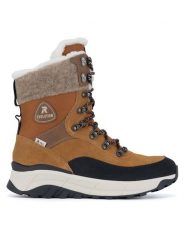 Rieker Revolution Lifestyle Botki W0066-22 Brązowy. Brązowe botki damskie Rieker Revolution Lifestyle, ze skóry, bez obcasa, na płaskiej podeszwie, bez zapięcia. Za 479.99 zł.