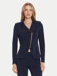 Rinascimento Marynarka CFC0125220003 Granatowy Slim Fit. Niebieskie marynarki i żakiety damskie RINASCIMENTO, m, bez wzorów, z syntetyku. Za 449.99 zł.