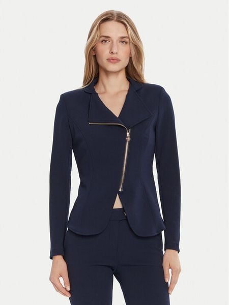 Rinascimento Marynarka CFC0125220003 Granatowy Slim Fit. Niebieskie marynarki i żakiety damskie RINASCIMENTO, xl, bez wzorów, z syntetyku. Za 299.99 zł.