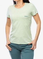 Koszulka z nadrukiem damska Red Chilli Wo Satori T-Shirt III. Zielone t-shirty damskie RED CHILI, s, bez wzorów, z bawełny, bez kołnierzyka. Za 114.39 zł.