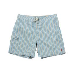 Jasnoniebieskie męskie szorty. Niebieskie szorty męskie Ralph Lauren, bez wzorów, eleganckie. Za 191.66 zł.