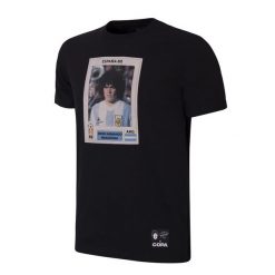 Koszulka dla dorosłych - Maradona x COPA Naklejka Piłka Nożna Argentyna - Czarna. Czarne t-shirty sportowe męskie COPA FOOTBALL, xl, bez ramiączek, do piłki nożnej. Za 211.91 zł.