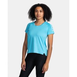 Damska treningowa koszulka Kilpi LIMED-W. Niebieskie t-shirty damskie Kilpi, s, bez wzorów, z materiału, bez kołnierzyka. Za 112.21 zł.