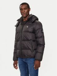 Calvin Klein Jeans Kurtka puchowa Essentials J30J325946 Czarny Regular Fit. Czarne kurtki męskie Calvin Klein Jeans, m, bez wzorów, z jeansu, bez kaptura. Za 689.99 zł.