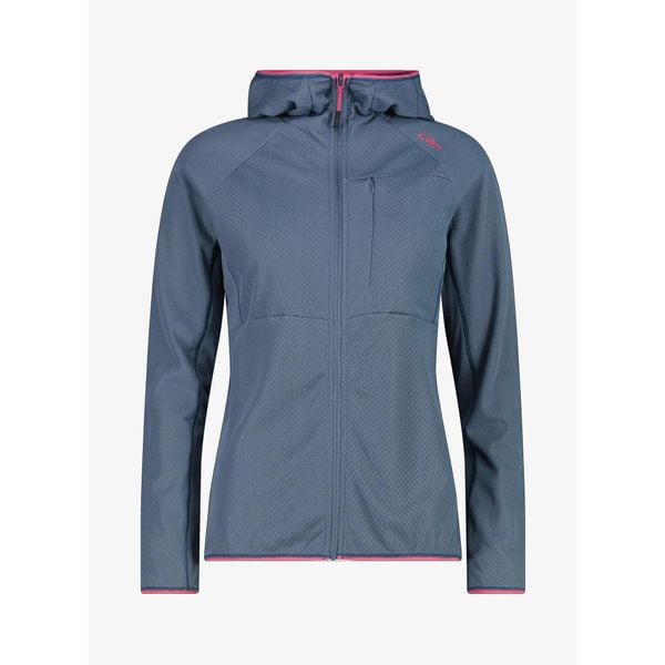 Bluza trekkingowa damska CMP Skylea Jacket. Niebieskie bluzy bez kaptura damskie CMP. Za 324.49 zł.