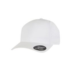 Czapka typu snapback Flexfit Delta. Białe czapki męskie FLEXFIT, bez wzorów. Za 178.50 zł.