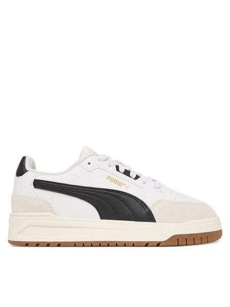 Puma Sneakersy Shuffle Downtown Lo OG Jr 405662 01 Biały. Białe buty sportowe chłopięce Puma, bez wzorów, ze skóry, bez zapięcia. Za 170.99 zł.