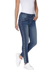 Heine Dżinsy w kolorze niebieskim rozmiar: 36. Niebieskie jeansy damskie Heine. Za 78.28 zł.