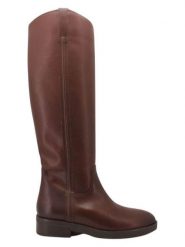 Unisa Skórzane kozaki w kolorze brązowym rozmiar: 36. Brązowe kozaki damskie Unisa, bez obcasa. Za 317.62 zł.